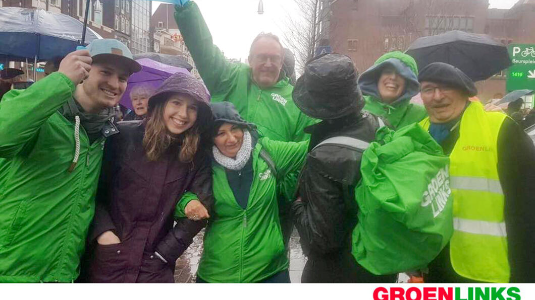 GroenLinks Vlaardingen bij klimaatmars – 10 maart 2019