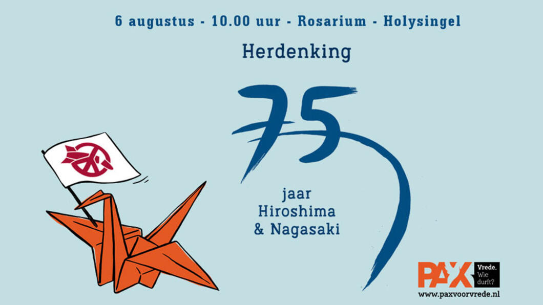 Radio-interview over Herdenking 75 jaar Hiroshima en Nagasaki op 6 augustus - 3 augustus 2020