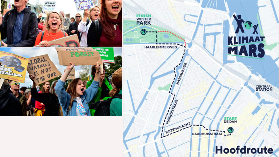 Ga je a.s. zaterdag mee naar de Klimaatmars in Amsterdam? 6 november 2021