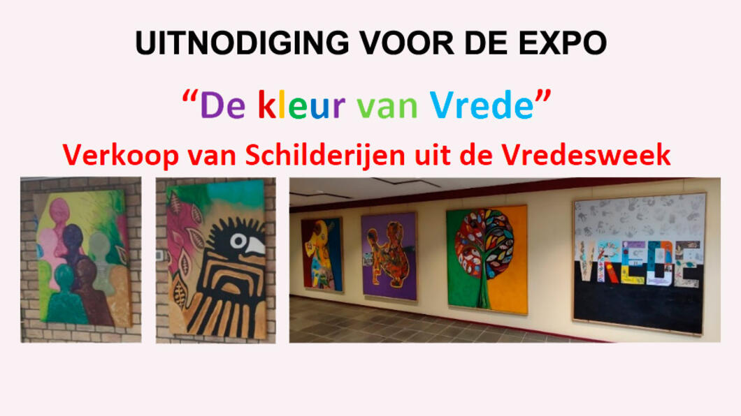 Expo en Verkoop schilderijen Vredesweken - 18 april 2024