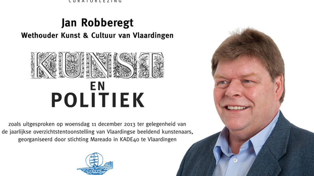'Curatorlezing' voor jaarlijkse expo Vlaardingse kunstenaars door Jan Robberegt