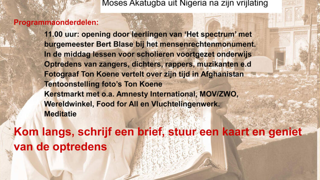 Dag van de Rechten van de Mens – 10 december 2015