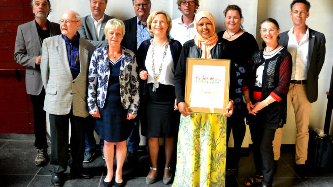 Gouden haring voor Sahra Muse! juni 2017 Vlaardingen