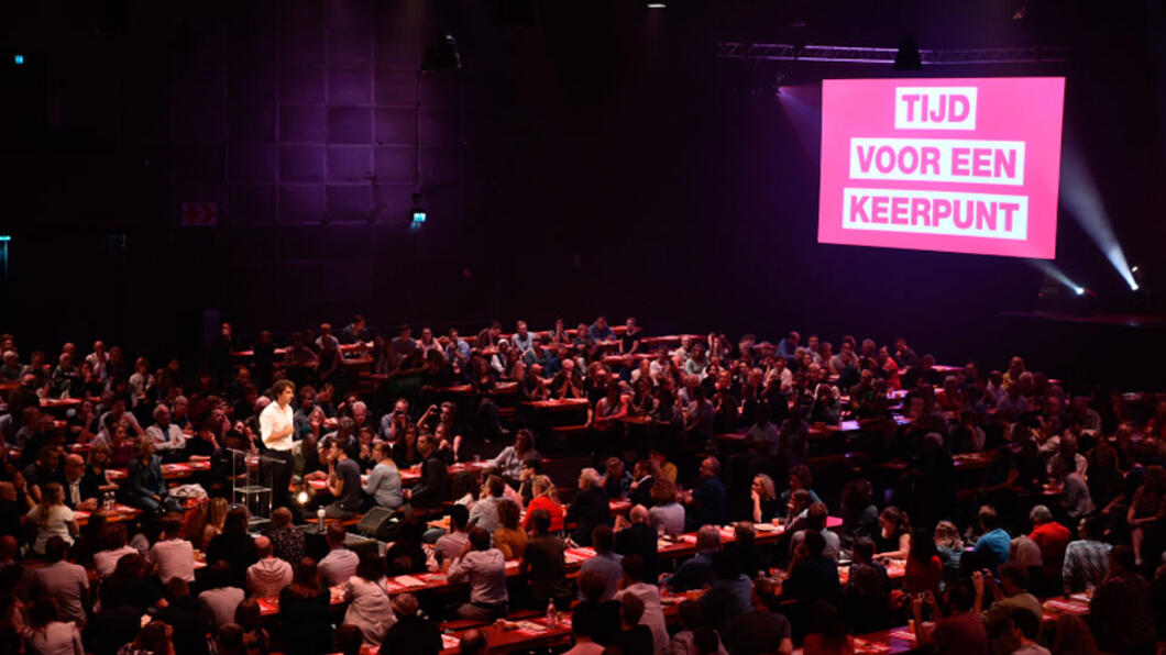 GroenLinks zondagmiddag 9 sept. 2018 tijdens het evenement De Kantine in Actie in de AFAS Live GroenLinks zondagmiddag 9 sept. 2018 tijdens het evenement De Kantine in Actie in de AFAS Live