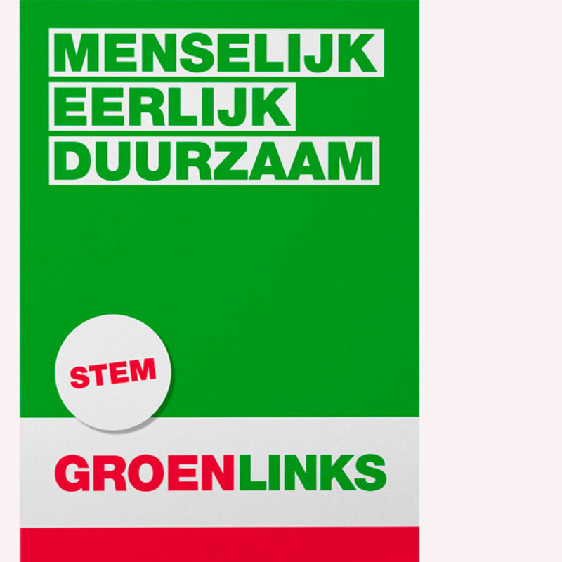 poster Stem 16 mrt. GroenLinks