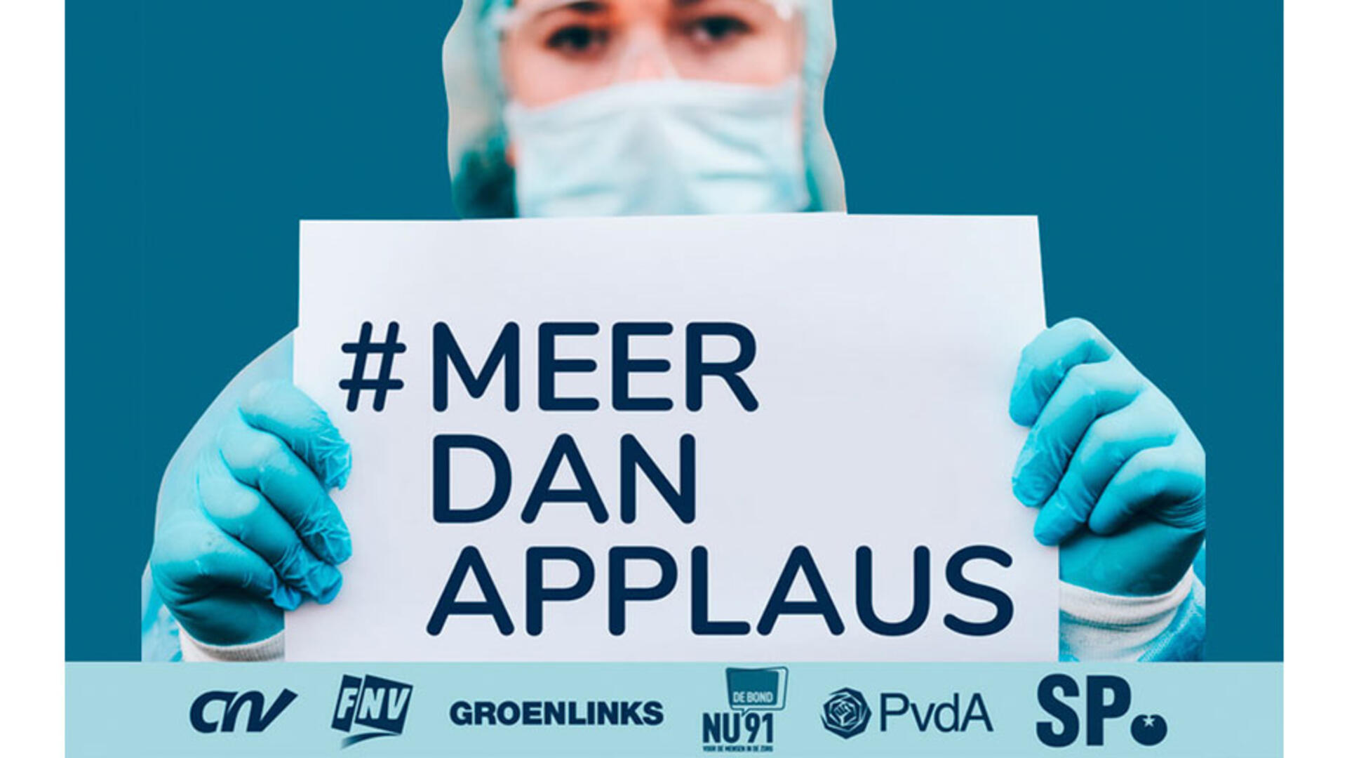 Vlaardingse afdelingen Groenlinks, PvdA en SP steunen online zorg-demonstratie - 31 augustus 2020
