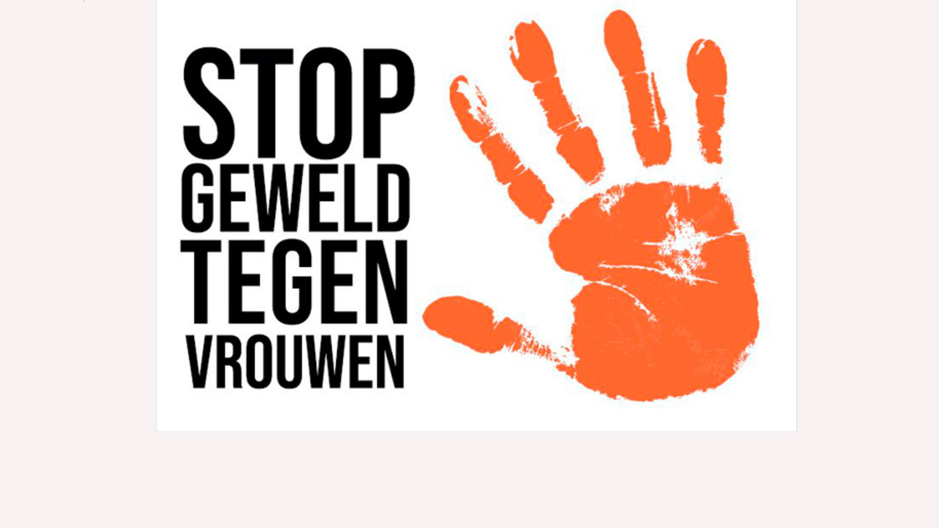 Orange the world! Actie tegen geweld tegen vrouwen! - 25 november 2021