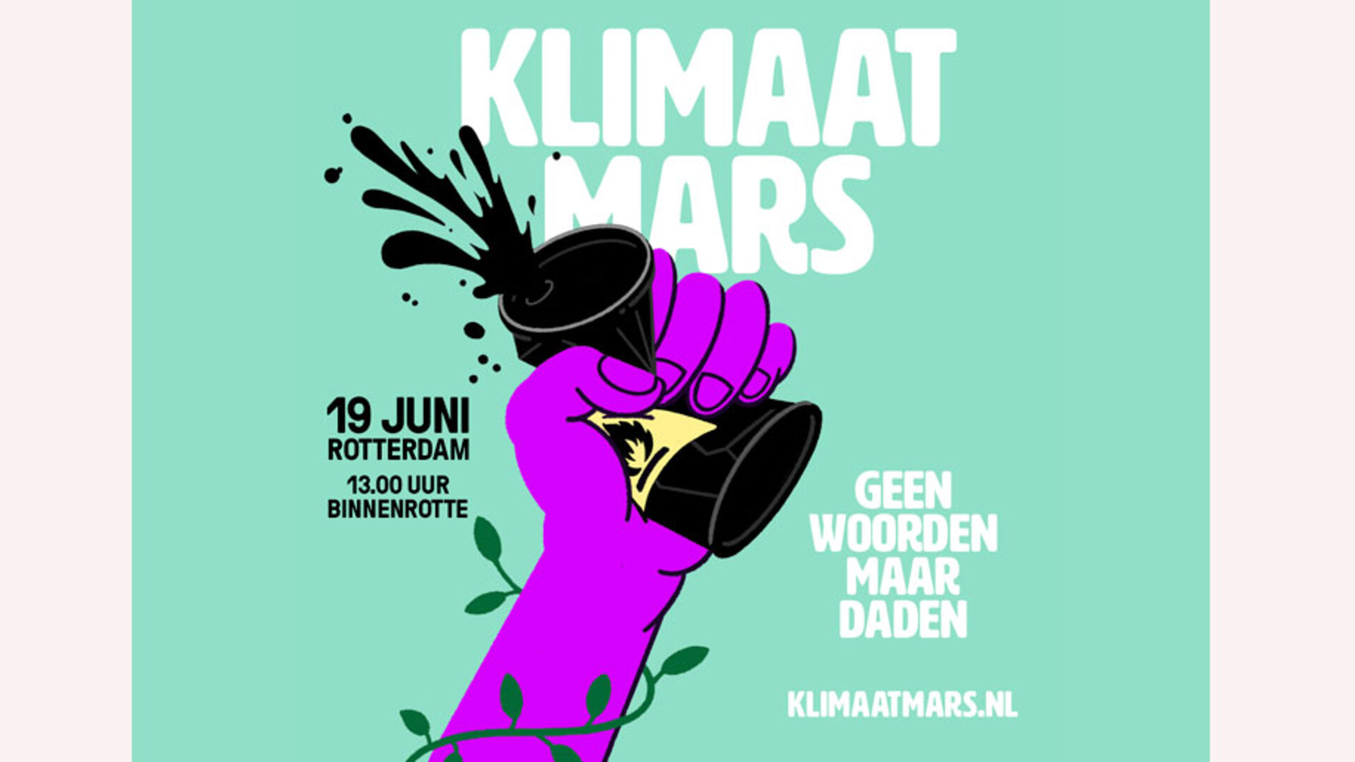 Klimaatmars Rotterdam - 19 juni 2022