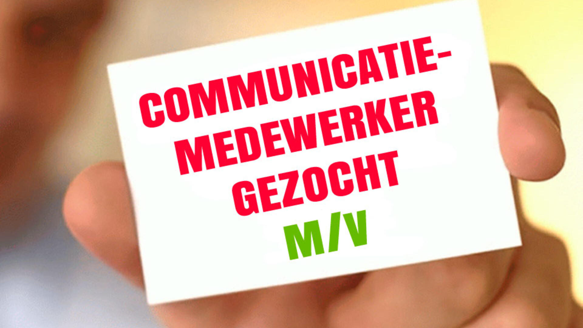 Vrijwilligersvacature: Communicatiemedewerker fractie gezocht - jan. 2024