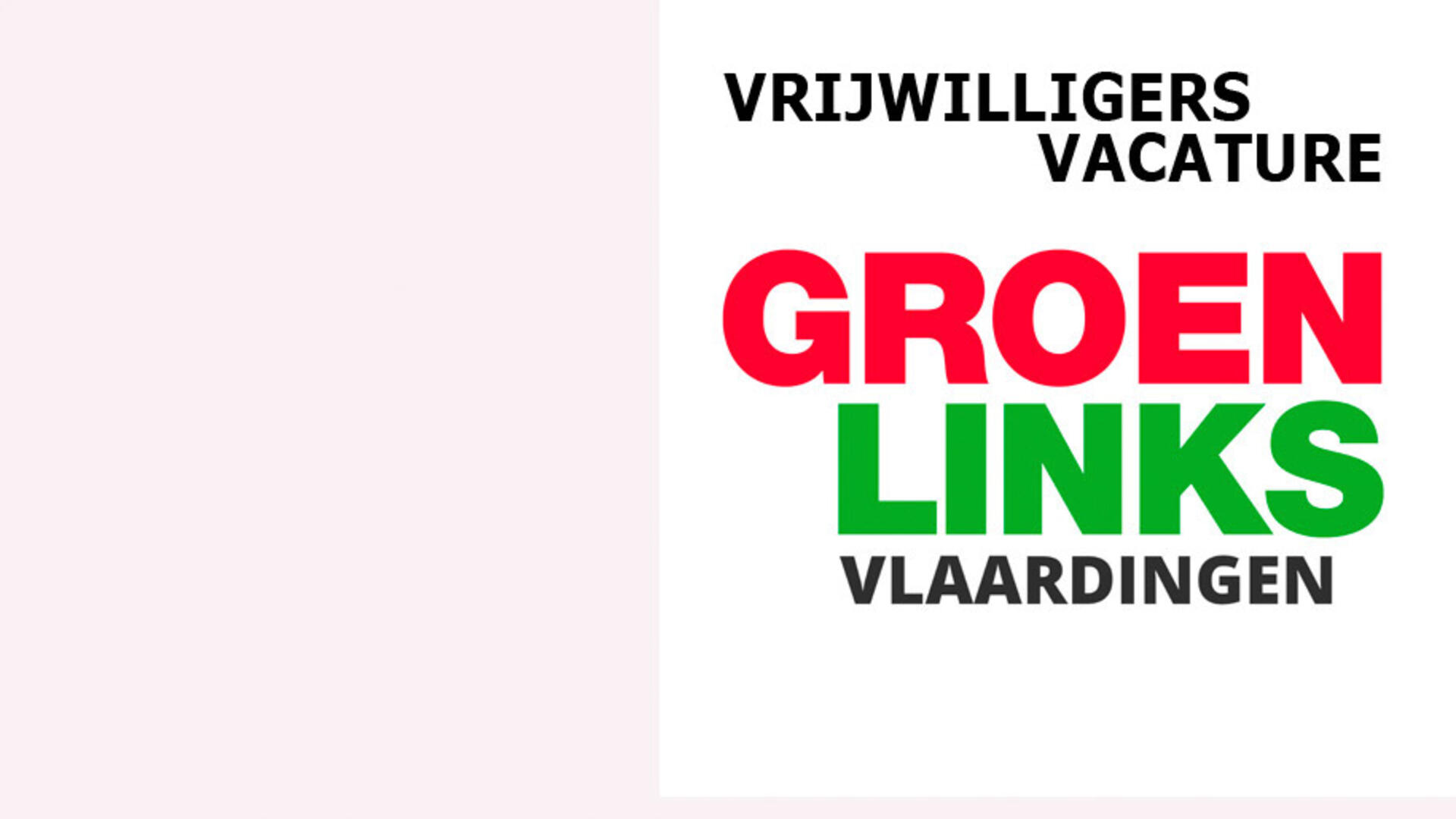 GroenLinks Vlaardingen zoekt een Fractieondersteuner Communicatie - januari 2024