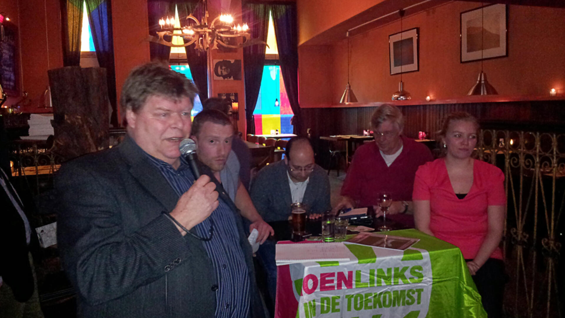 Politiek café Rondje Groen - 28 febr. 2014