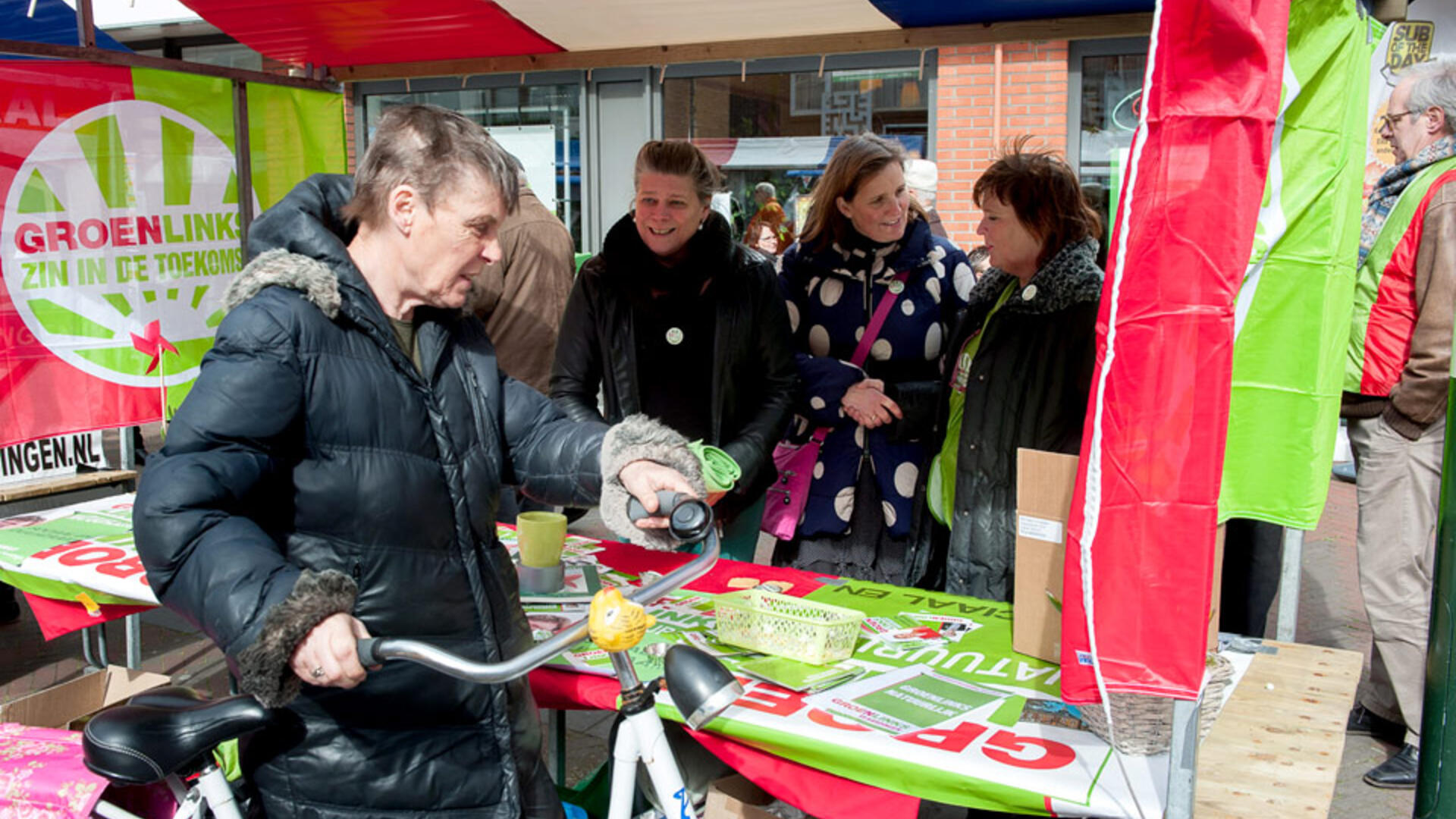GroenLinks Vlaardingen op de Verkiezingsmarkt - 15 maart 2014