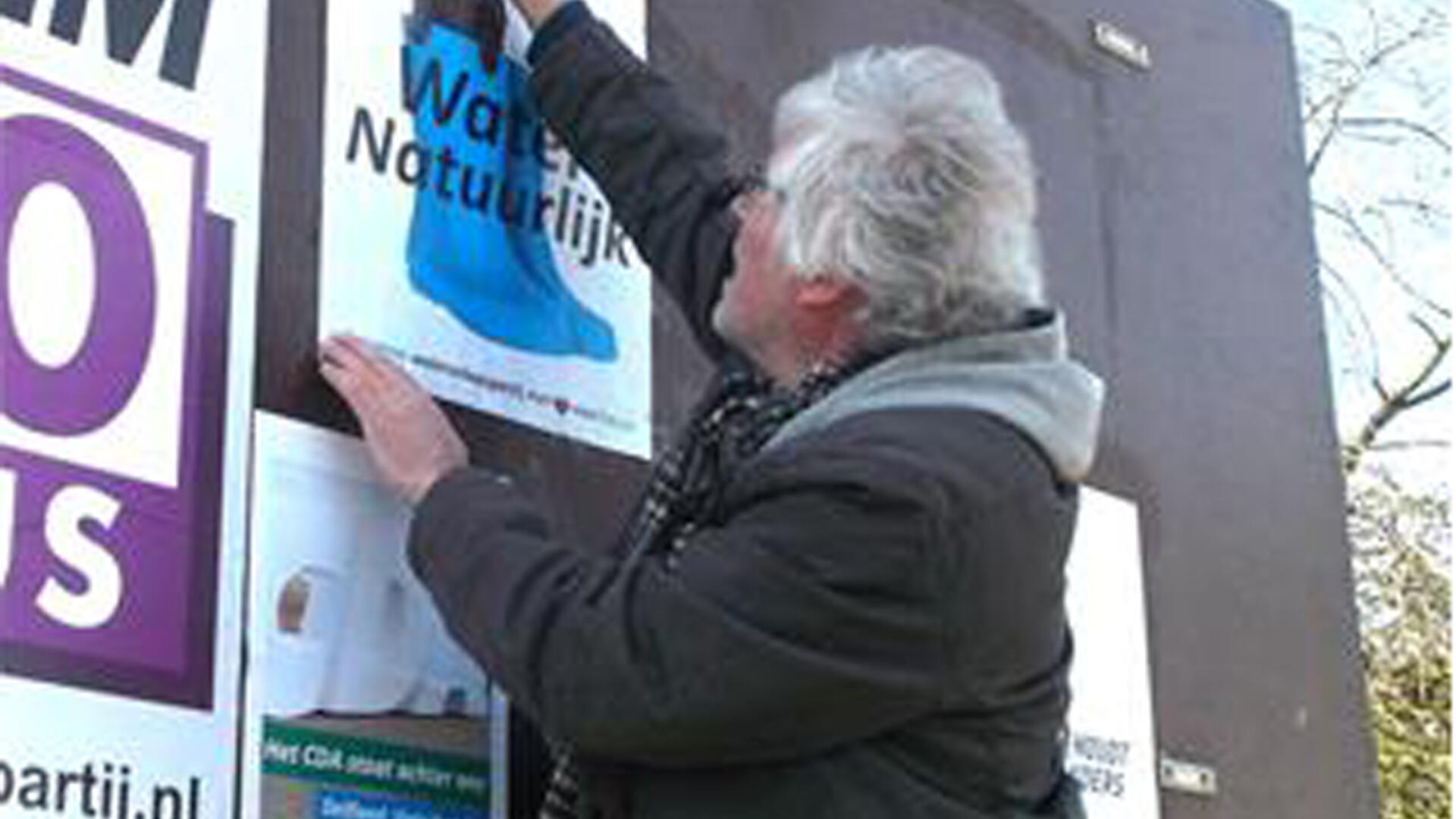 Plakken voor het Waterschap