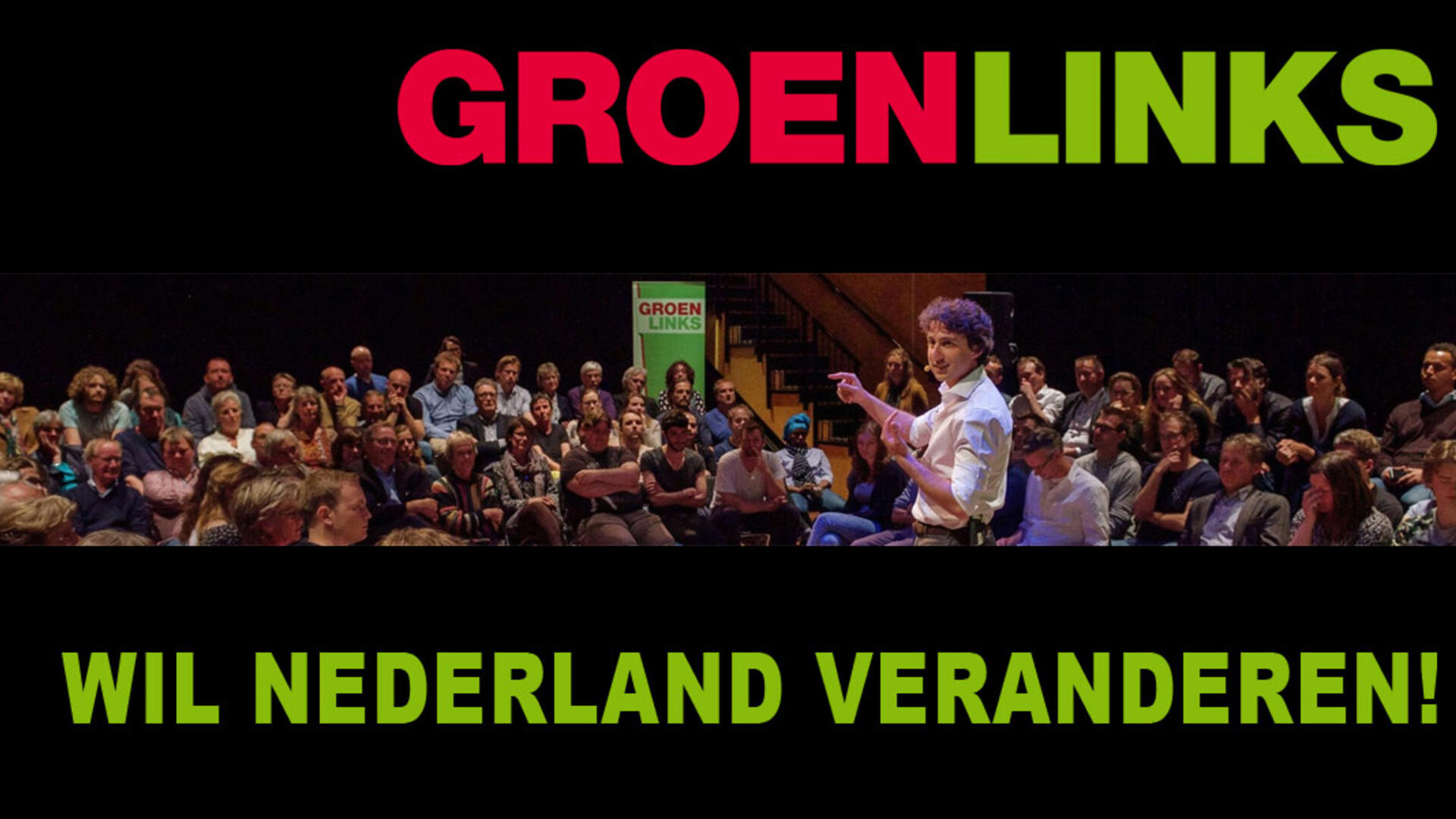 Meet-up Jesse Klaver Melkweg 6 sept. 2016 - GroenLinks concept verkiezingsprogramma