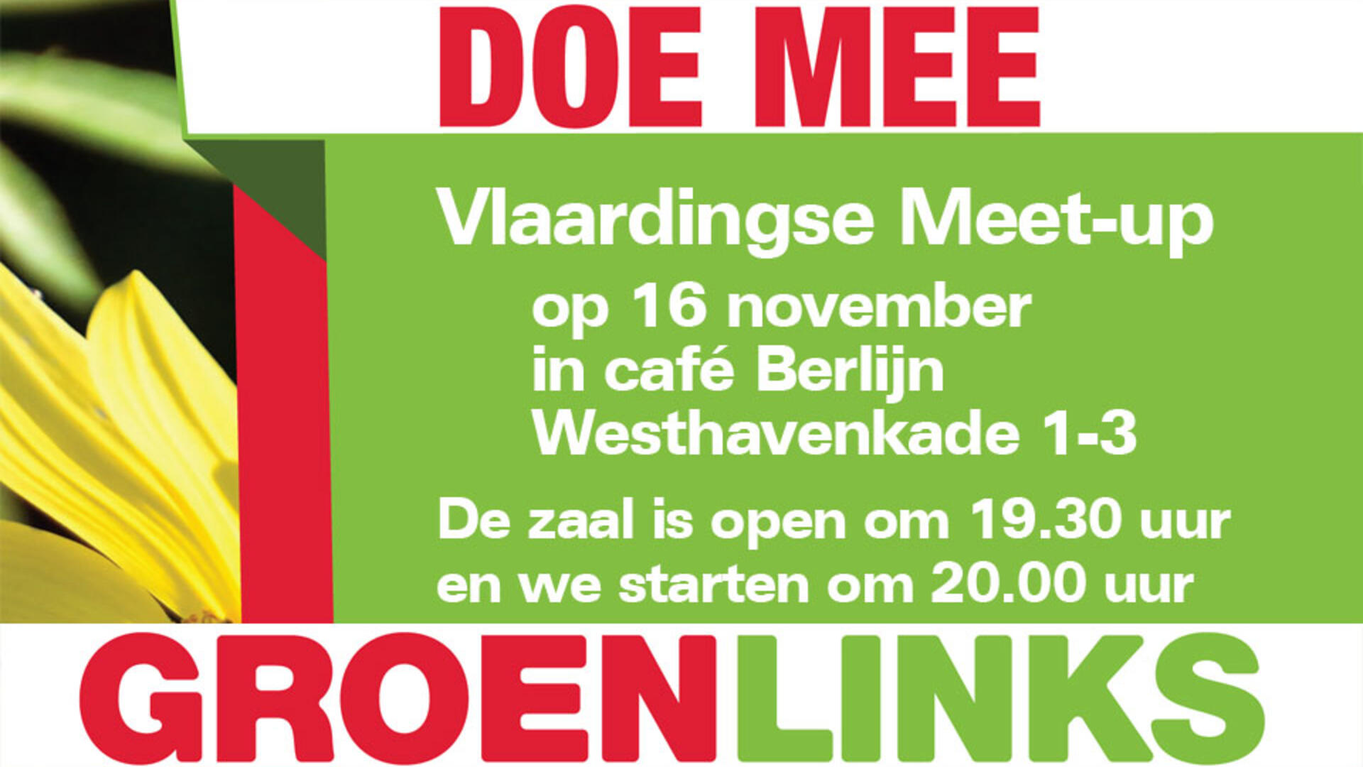Vlaardingse Meet-up op 16 november 2016 in café Berlijn