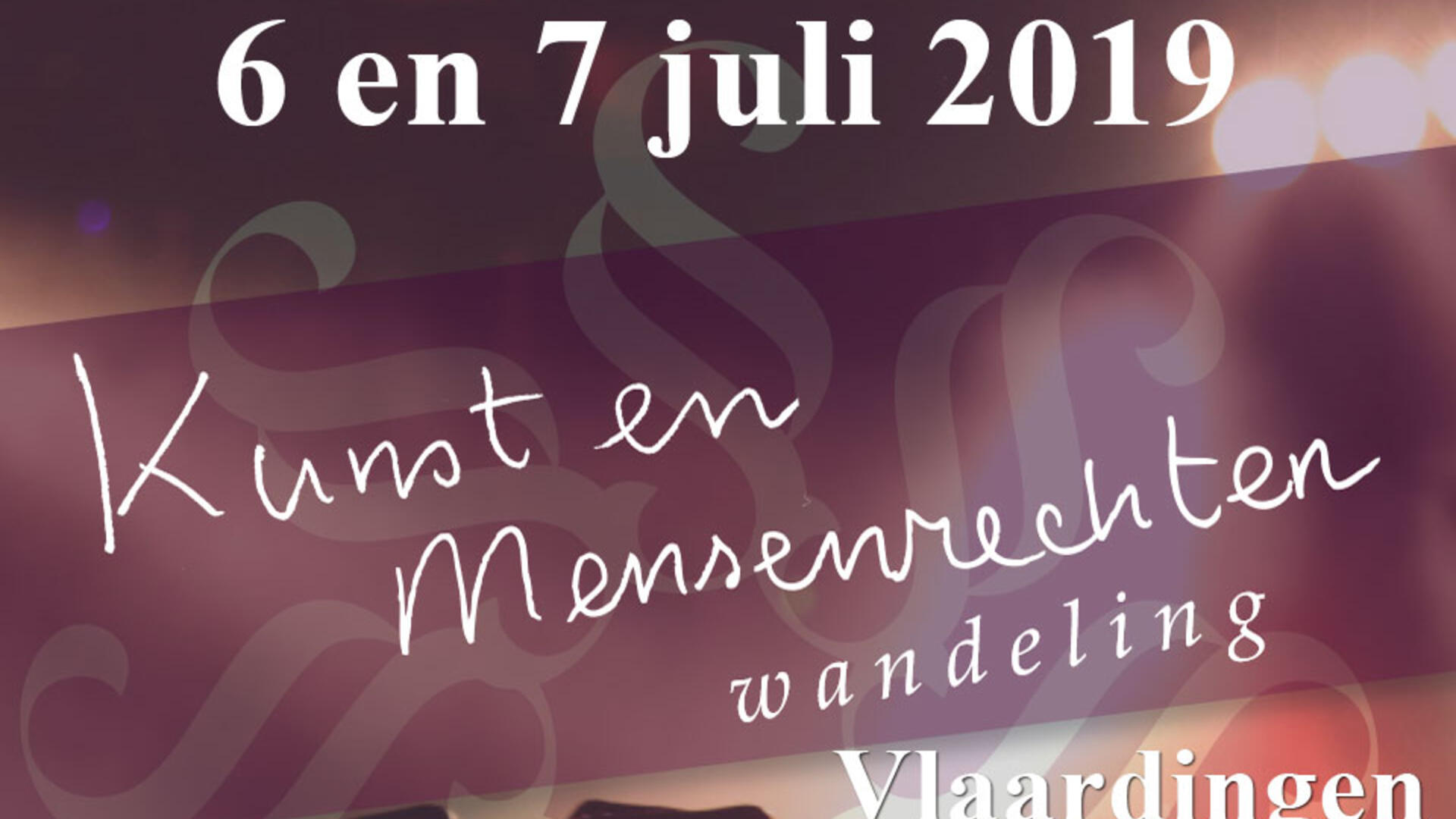 Loop mee met de Kunst- en Mensenrechtenwandeling door Vlaardingen op 6 en 7 juli 2019