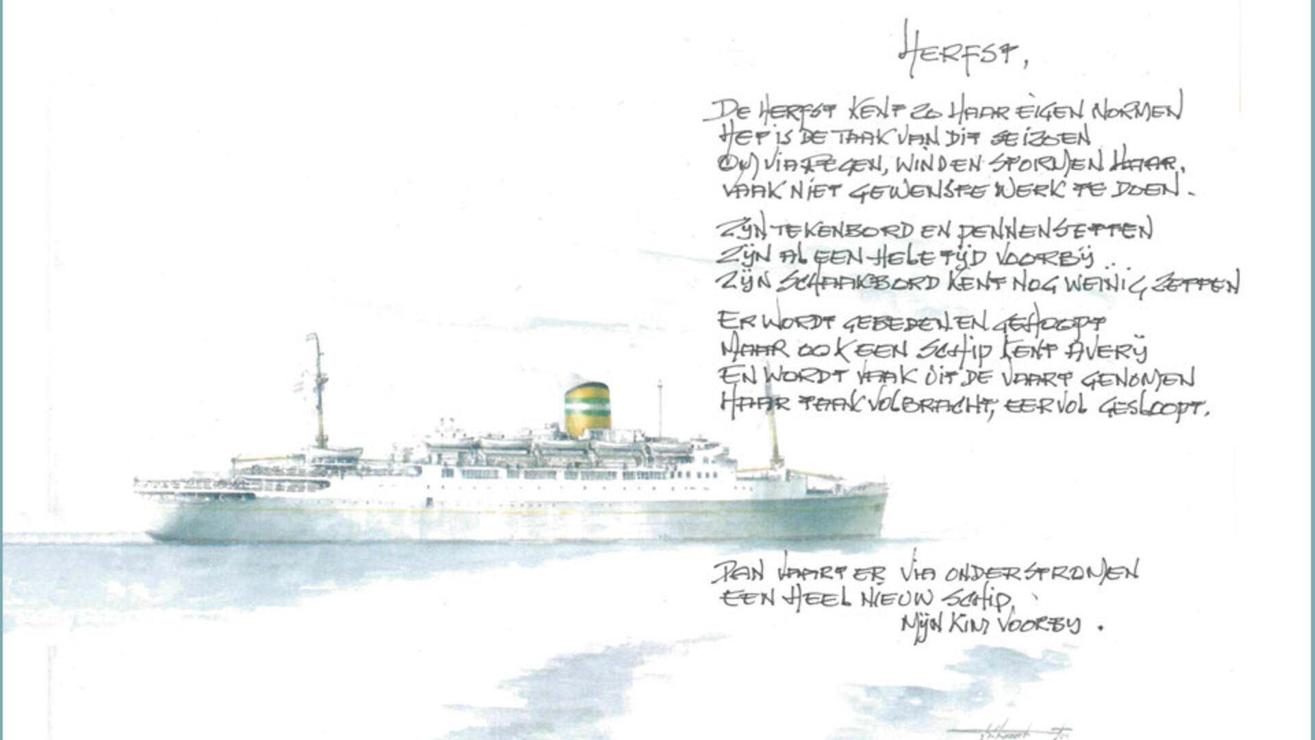 Rouwkaart Siem Wijnhorst - overleden 1 november 2019