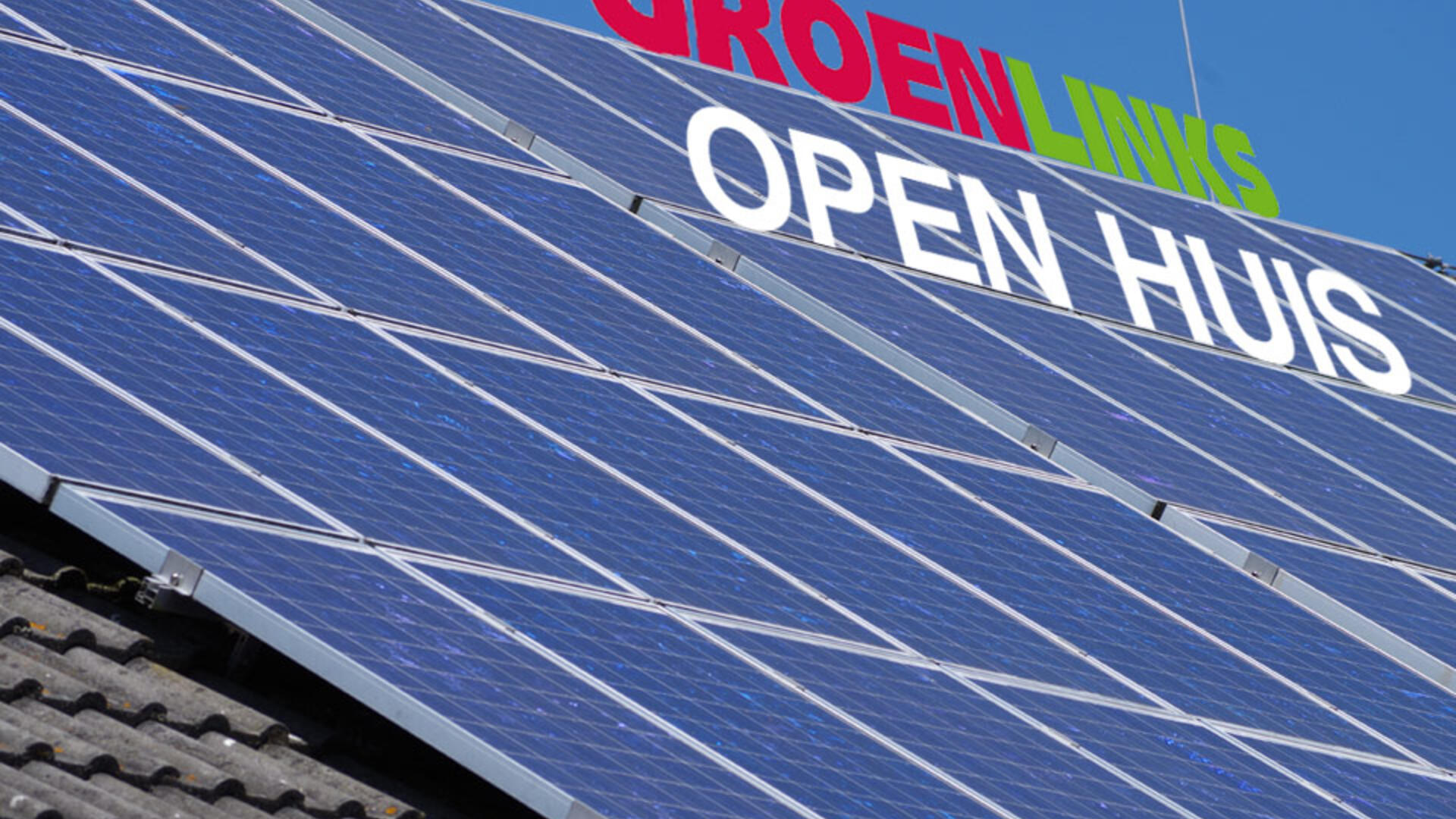 GroenLinks organiseer 'Open huis' voor méér zonnepanelen!