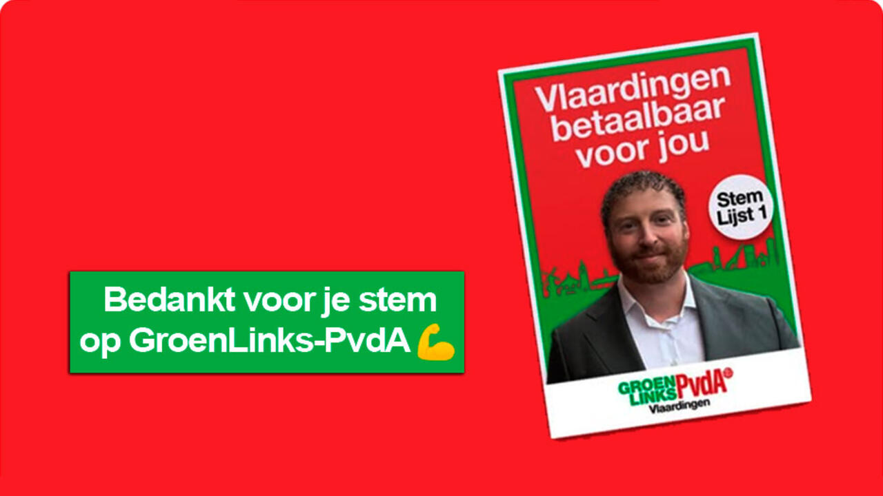 Kiezers bedankt! maart 2026